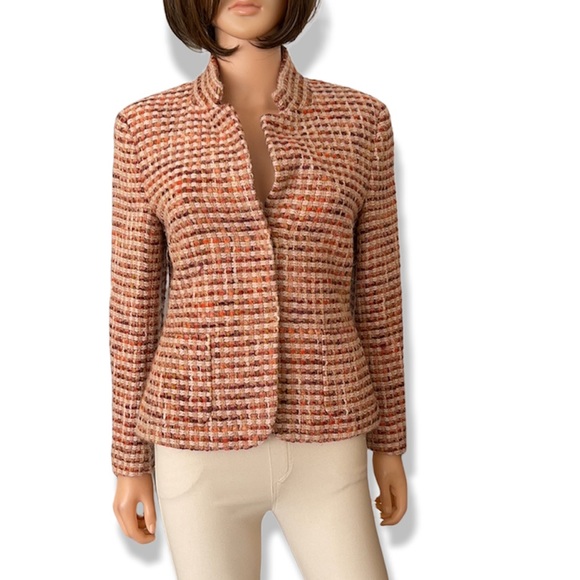 Talbots Jackets & Blazers - NWOT Talbots woven wool tweed multicolored blazer
